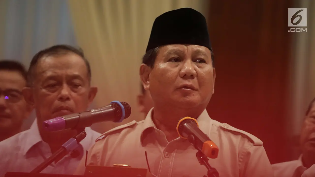 Prabowo Tanggapi Pernyataan Hendropriyono Soal WNI Keturunan Arab