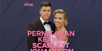 Scarlett Johansson dan Colin Jost Resmi Jadi Suami Istri