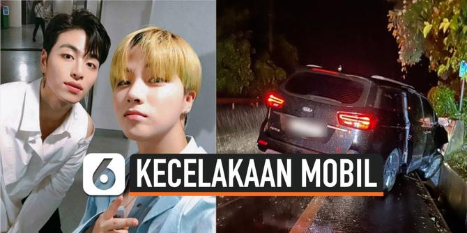 VIDEO: iKon Koo Jun Hoe dan Kim Ji Hwan Alami Kecelakaan Mobil