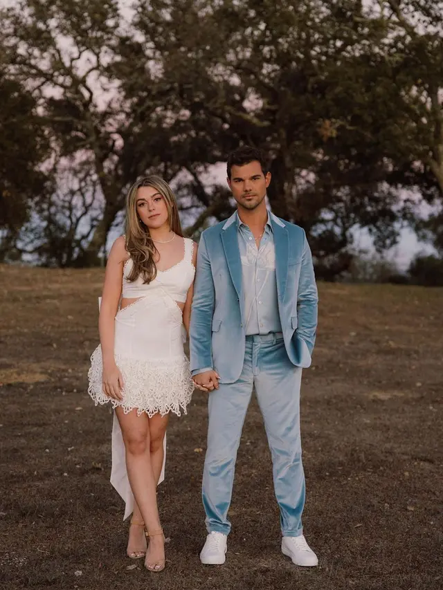 Momen Pernikahan Taylor Lautner dan Taylor Dome, Digelar di Perkebunan Anggur