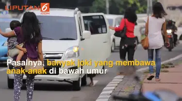 Meskipun Gubernur DKI Jakarta akan menghapus zona 3 in 1 karena masih banyak joki yang membawa anak kecil di jalan, namun para joki ini masih terlihat membawa anak kecil di bawah umur hingga bayi.