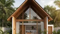 7 Model Rumah Kecil Tapi Luas dengan Atap Kayu Tinggi Bernuansa Alami, Tampilan Hangat dan Elegan