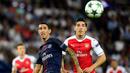 Grup A - Dalam bigmatch pertama Liga Champions, Arsenal berhasil menahan imbang tuan rumah PSG dengan skor 1-1. Sementara itu FC Gale juga berbagi angka 1-1 dengan wakil Bulgaria, Lodogorets. (AFP/Franck Fife)