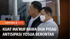 Fakta baru terungkap dalam sidang lanjutan pembunuhan berencana terhadap Brigadir Yosua. Salah seorang saksi mengaku, terdakwa Kuat Ma’ruf sempat menitipkan dua bilah pisau, yang dibawa sebagai antisipasi Yosua berontak saat akan ditembak.