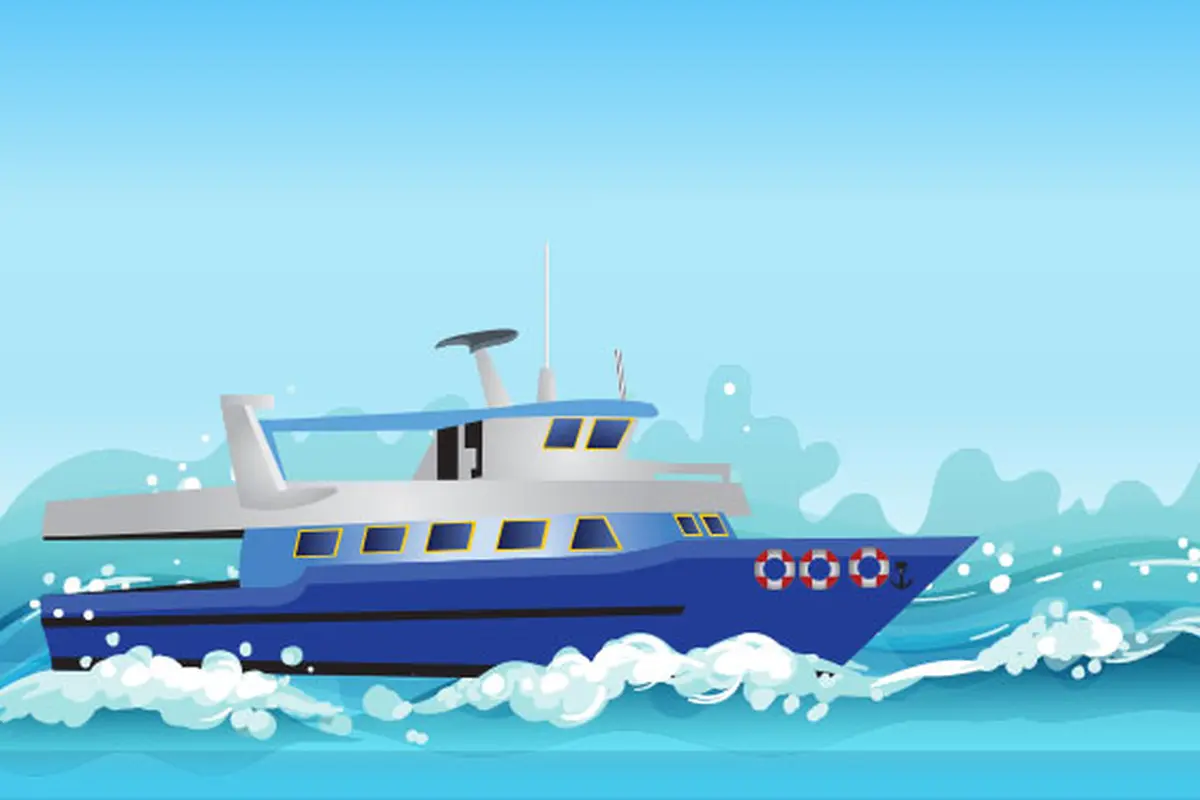 Ilustrasi kapal laut