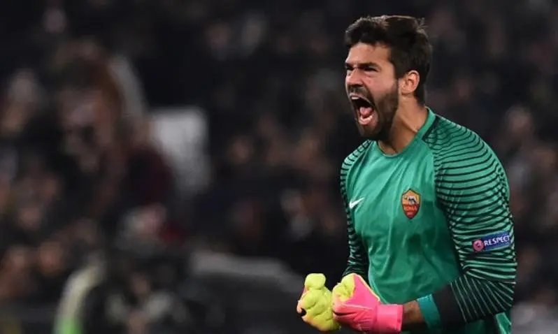 Alisson Becker  (Twitter AS Roma)