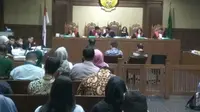 Sidang terdakwa kasus korupsi e-KTP Setya Novanto. (Liputan6.com/Moch Harun Syah)