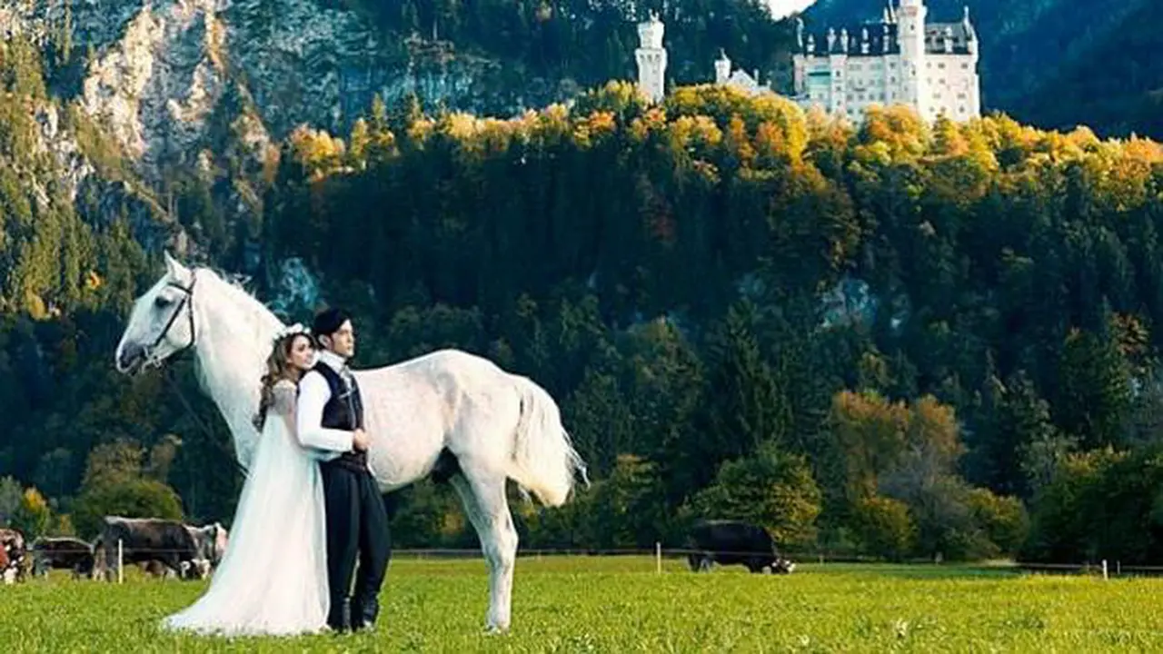 Gaun Pernikahan Jay Chou dengan Hannah Quinlivan