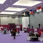 Pertandingan bridge Asian Games 2018 di Jiexpo Kemayoran, Jakarta, Selasa (21/8/2018). (Bawono/Liputan6.com)