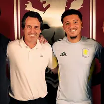 Jadon Sancho resmi dipinjamkan MU ke Aston Villa selama satu musim penuh di bursa transfer musim panas 2025. (Dok. X @AVFOfficial)