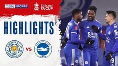 Berita Video highlights Piala FA, Leicester City menang tipis 1-0 atas Brighton