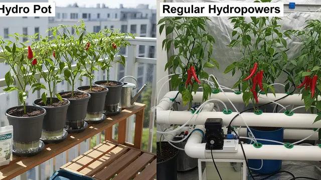Perbedaan Hydro Pot dan Hidroponik Biasa untuk Cabai