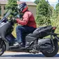 Yamaha XMax 250 dan 400 baru terpantau sedang melakukan uji jalan di Milan, Italia. Ini adalah `adik` Yamaha NMax yang populer di Indonesia (Foto: motorcyclenews.com)