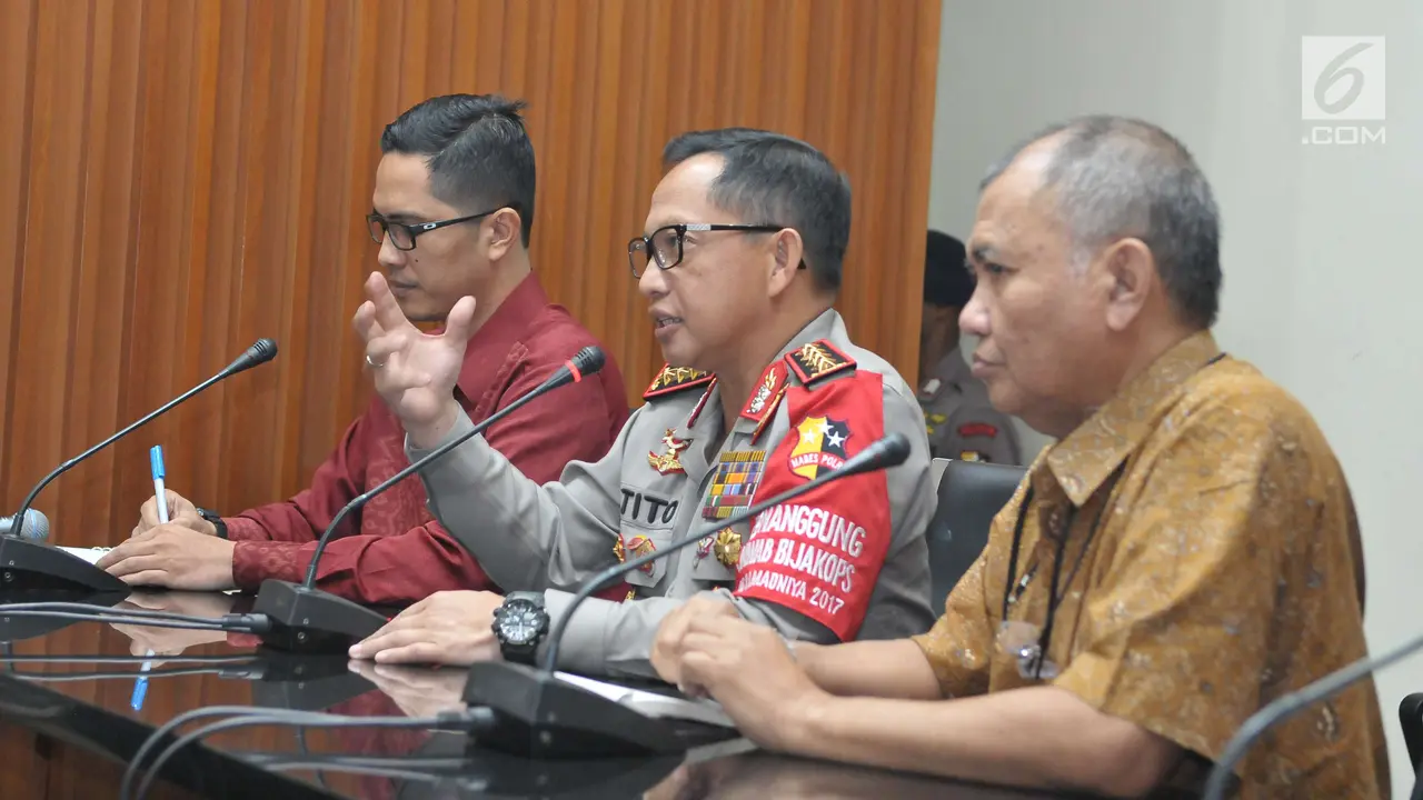 Kapolri Datangi KPK Bahas Teror Novel Baswedan