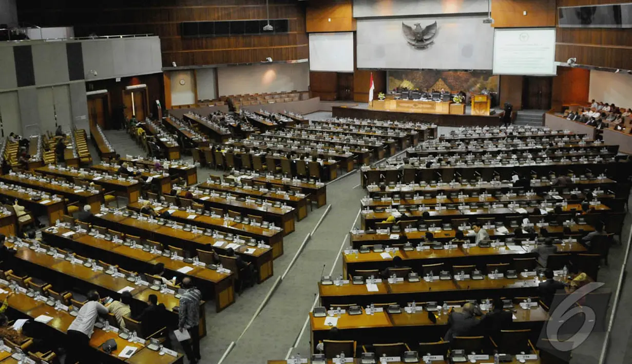 Sidang paripurna DPR (Liputan6.com/Andrian M Tunay)
