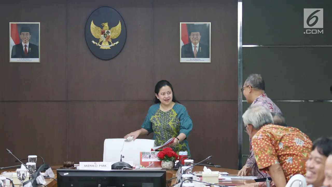 Bersama Dua Menteri, Puan Maharani Bahas Bansos Pangan