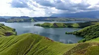 Danau Sentani di Kabupaten Jayapura. (Liputan6.com / Tarsi Acex)