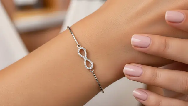 Infinity Bracelet Berlian Ilusi