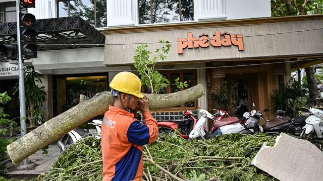 84 Orang Tewas Akibat Badai Yagi Menyapu Vietnam, Destinasi Wisata Bai Chay Porak-poranda