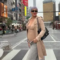 Kimmy Jayanti Pamer Baby Bump Hamil Anak ke-3 saat di Jepang. [@kimmyjayanti]