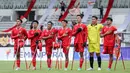 <p>Para pemain Timnas Amputasi Indonesia menyanyikan lagu kebangsaan Indonesia Raya saat laga Grup A Kualifikasi Piala Dunia Amputasi 2026 melawan Iran di Stadion Madya, Senayan, Jakarta, Kamis (13/11/2025). (Bola.com/Bagaskara Lazuardi)</p>