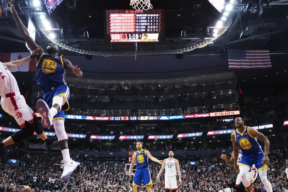 FOTO: Final NBA Gim Pertama, Raptors Kalahkan Warriors