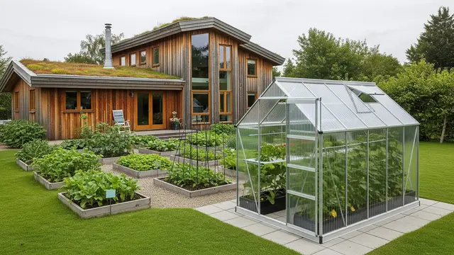 Desain Rumah Ramah Lingkungan dengan Kebun Sayur