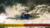 Perenang putri AS, Jessica Long, berlatih di nomor 400m gaya bebas putri S8 Paralimpiade Rio 2016 di Olympic Aquatics Stadium, Rio de Janeiro, Brasil, (8/9/2016). (Bob Martin for OIS/IOC via AFP)