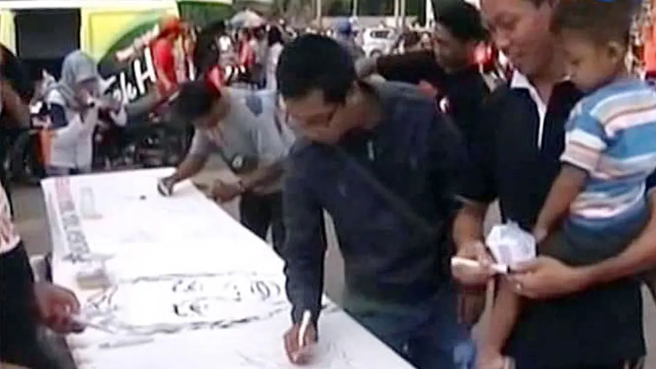 (Lip6siang) Tanda Tangan Dukungn Jokowi(Indonesia Baru)