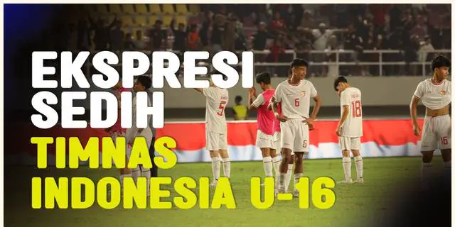 VIDEO: Tangis Haru Para Pemain Timnas Indonesia U-16, Usai Dikandaskan Australia di Semifinal Piala AFF U-16 2024