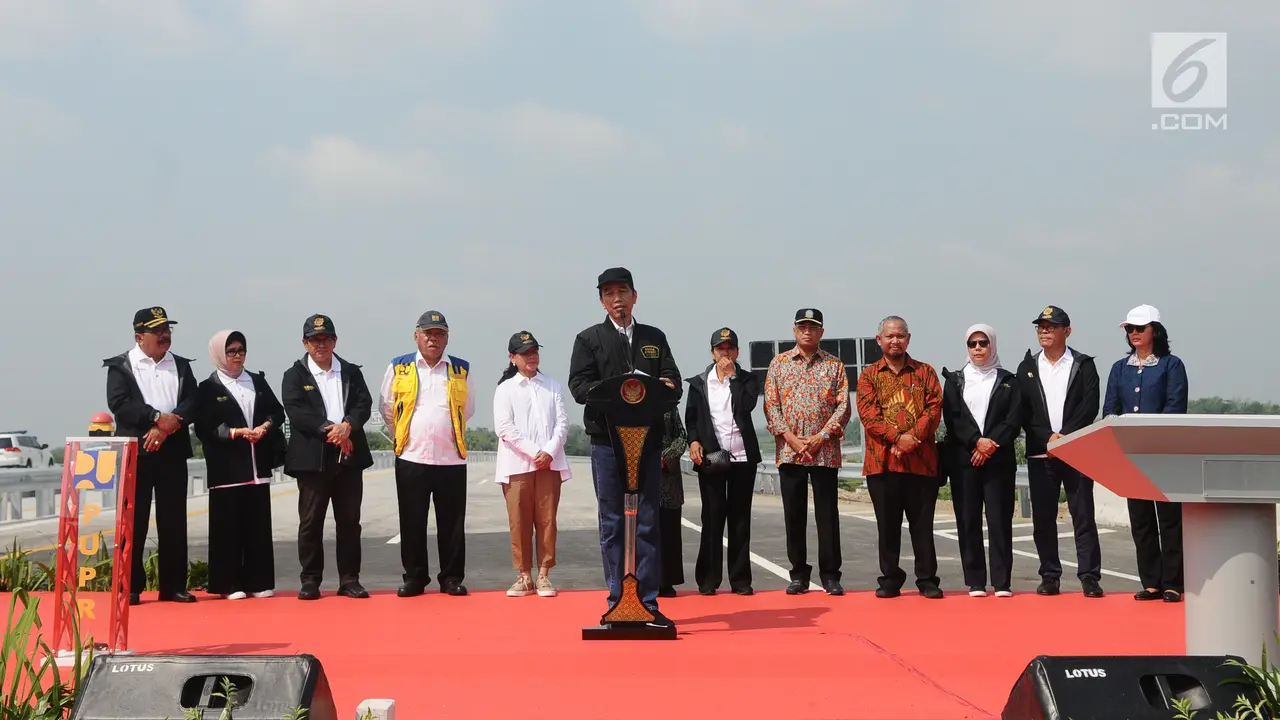 Presiden Jokowi Resmikan 4 Ruas Tol Trans Jawa