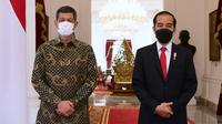 Presiden Joko Widodo (Jokowi) melantik Kepala BNPB Letnan Jenderal TNI Ganip Warsito menggantikan Letnan Jenderal TNI Dr. (H.C.) Doni Monardo yang menjabat sejak awal Januari 2019 lalu. (Biro Pers Sekretariat Presiden/Muchlis Jr)