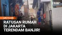 Jakarta Hujan Deras, Ratusan Rumah di Cengkareng Terendam