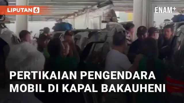 Beredar video viral terkait pertikaian antara 2 pengendara mobil, Senin (15/4/2024). Pertikaian ini terjadi dalam momen arus balik mudik 2024 di Kapal Bakauheni