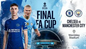 Duel Chelsea vs Manchester City di final Piala FA 2025/2026. (Bola.com/Generated AI/Benediktus Gerendo Pradigdo)
