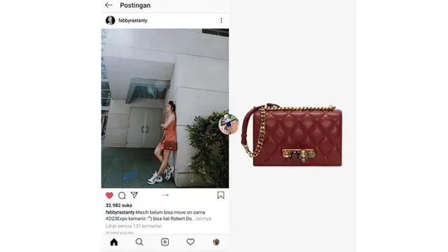 6 Koleksi Tas Febby Rastanty di Atas Rp 20 Juta, Elegan dan Stylish