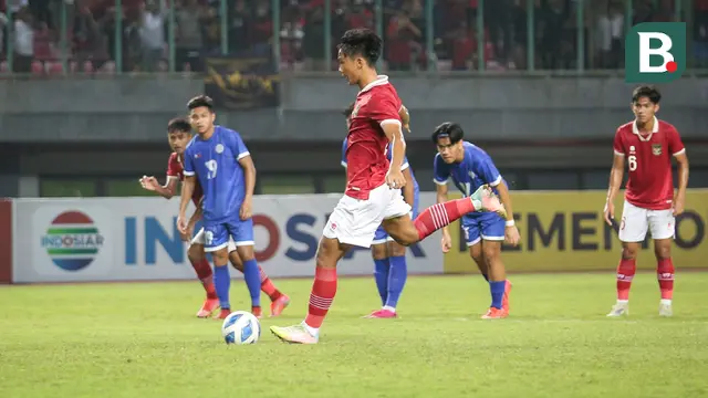 Foto: Parade Gol dan Selebrasi Rabbani Tasnim Saat Cetak Hattrick untuk Timnas Indonesia U-19 di Ajang Piala AFF U-19 2022