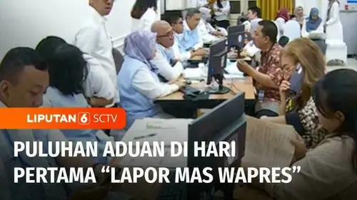 VIDEO: Baru Dibuka! Puluhan Aduan Masuk ke Lapor Mas Wapres di Hari Pertama