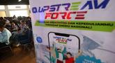 Beberapa peserta saat mengikuti ajang, Pertamina Hulu Energi “Upstream Force: We Are The Energy” di Gedung PPDT Galeri R FSRD, Universitas Trisakti, Jakarta, Rabu (12/11/2025). (Liputan6.com/Helmi Fithriansyah)