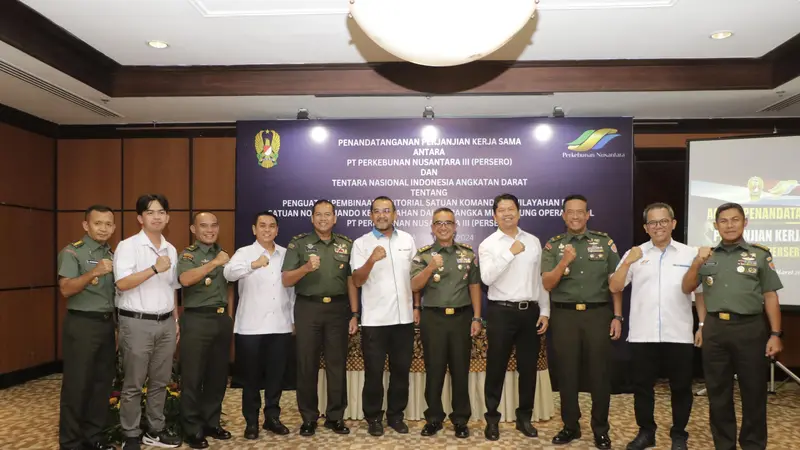 Kerja sama PTPN III dan TNI AD merupakan langkah strategis untuk mengamankan aset negara