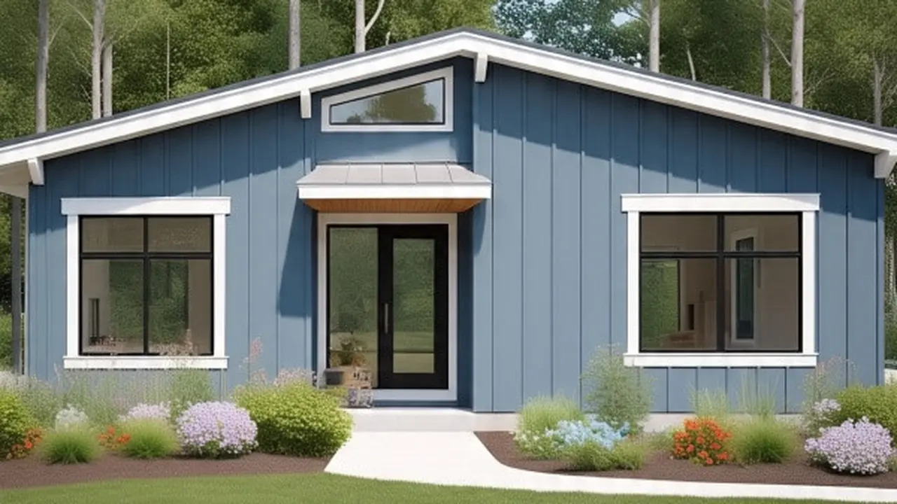 Warna Cat Rumah Minimalis 1 Lantai yang Trendy di 2025 (Sumber Gambar: Meta AI)
