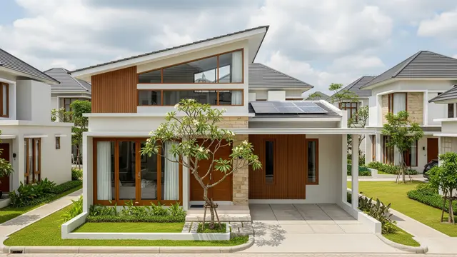 Model Rumah Kecil Tapi Luas dengan Atap Tinggi/Ilustrasi gambar AI