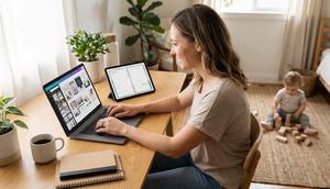 Ilustrasi Jual Produk Digital, Usaha IRT Tanpa Modal/Gemini AI