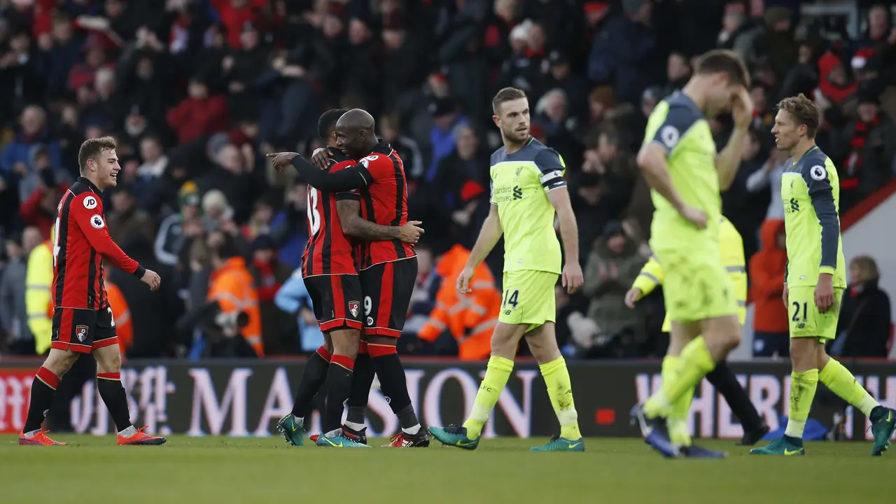 Liverpool Kalah Lewat Drama 7 Gol dari AFC Bournemouth