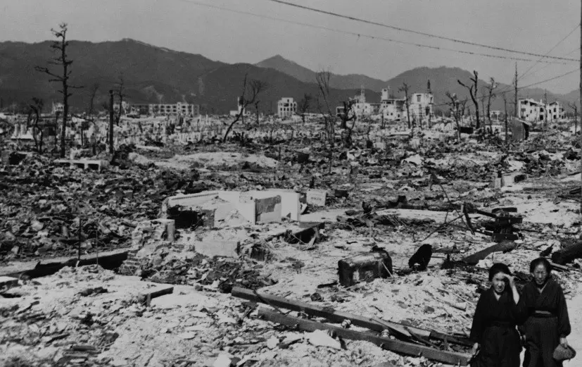 Kondisi kota Hiroshima setelah dibom tentara Sekutu pada 1945. (The History). 