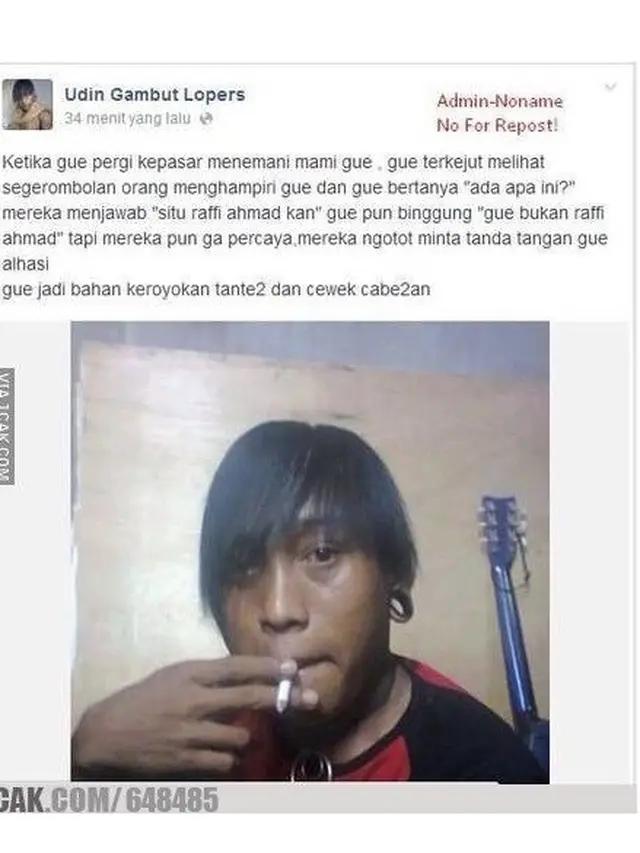 6 Status Facebook Cowok Terlalu Pede Ini Bikin Ngelus Dada