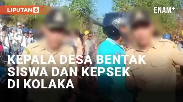 Cekcok antara kepala desa dengan siswa dan kepala sekolah di Kolaka, Sulawesi Utara viral di media sosial. Berawal dari aksi pemblokiran jalan oleh siswa dan kepala sekolah. Seorang kepala desa datang dan membentak para siswa dan kepala sekolah.