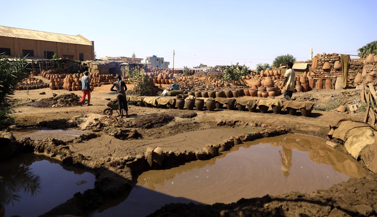  FOTO  Potret Perajin Tembikar di Sudan Global Liputan6 com