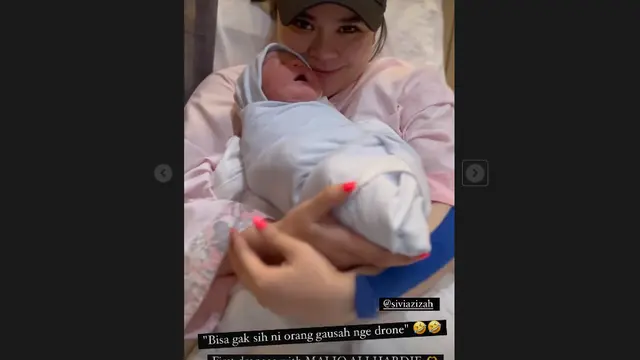 Sivia Azizah akhirnya melahirkan anak pertamanya