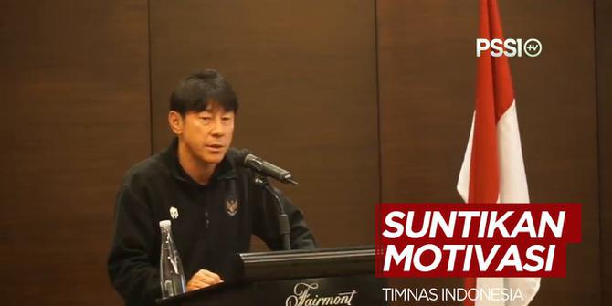 VIDEO: Jelang ke Dubai, Timnas Indonesia Dapat Suntikan Motivasi dari Ketum PSSI dan Shin Tae-yong